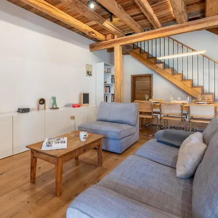 Pretty Loft With View Of Mont Blanc & Glacier Horská chata *