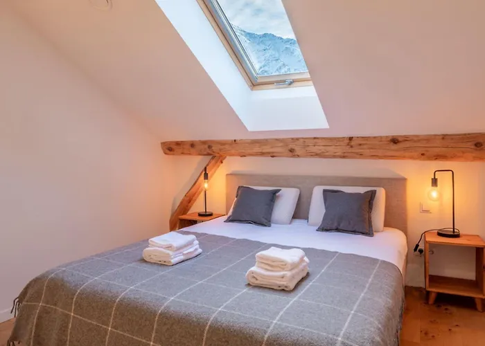 Pretty Loft With View Of Mont Blanc & Glacier